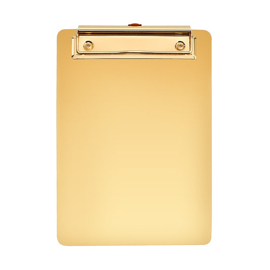 Gold Metal A5 A4 Clipboard